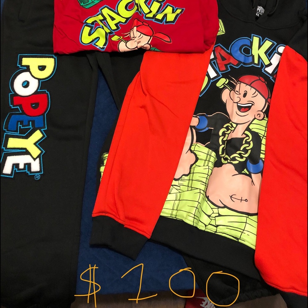 Reason clothing. Popeye set.